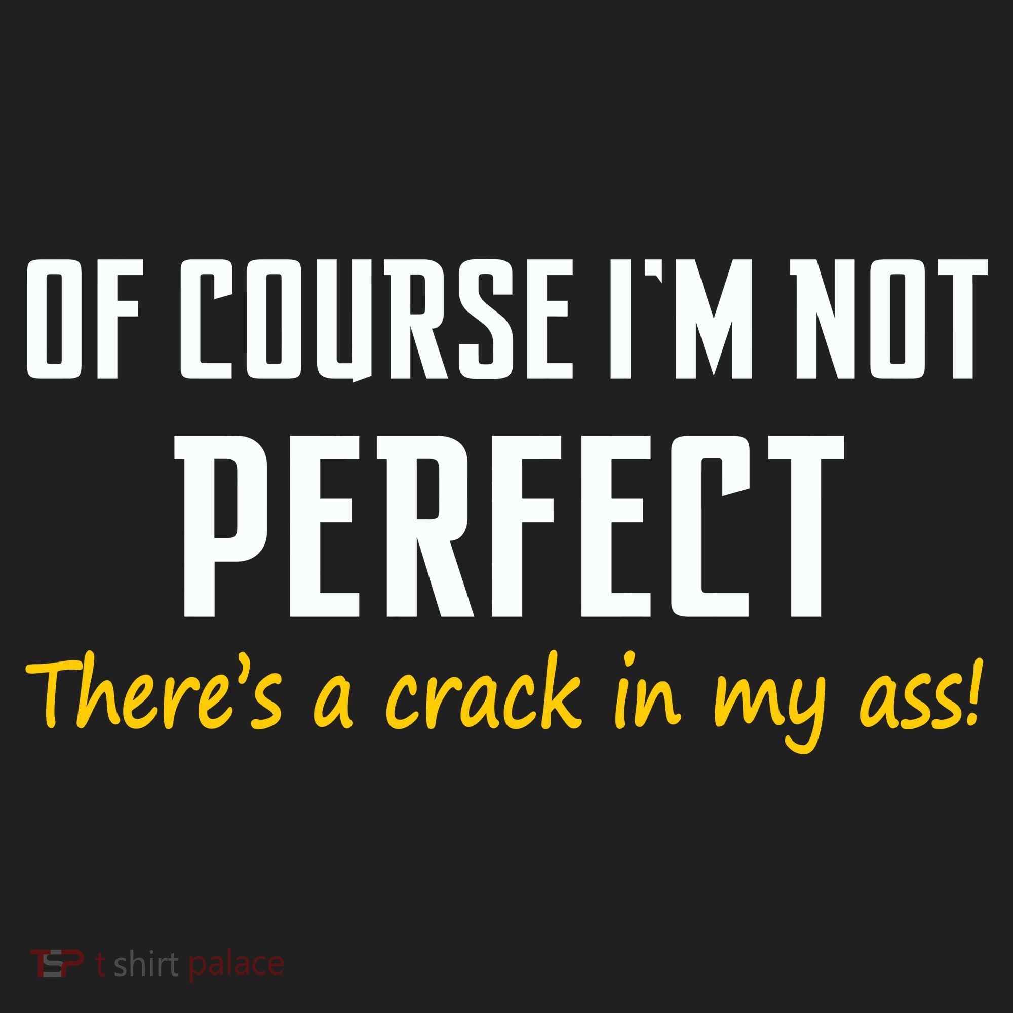 Of Course I Am Not Perfect There's A Crack in My Ass Beanie