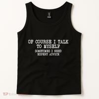 Of Course I Talk To My Self Tank Top thumb 2