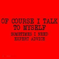 Of Course I Talk To My Self Santa Hat thumb 1