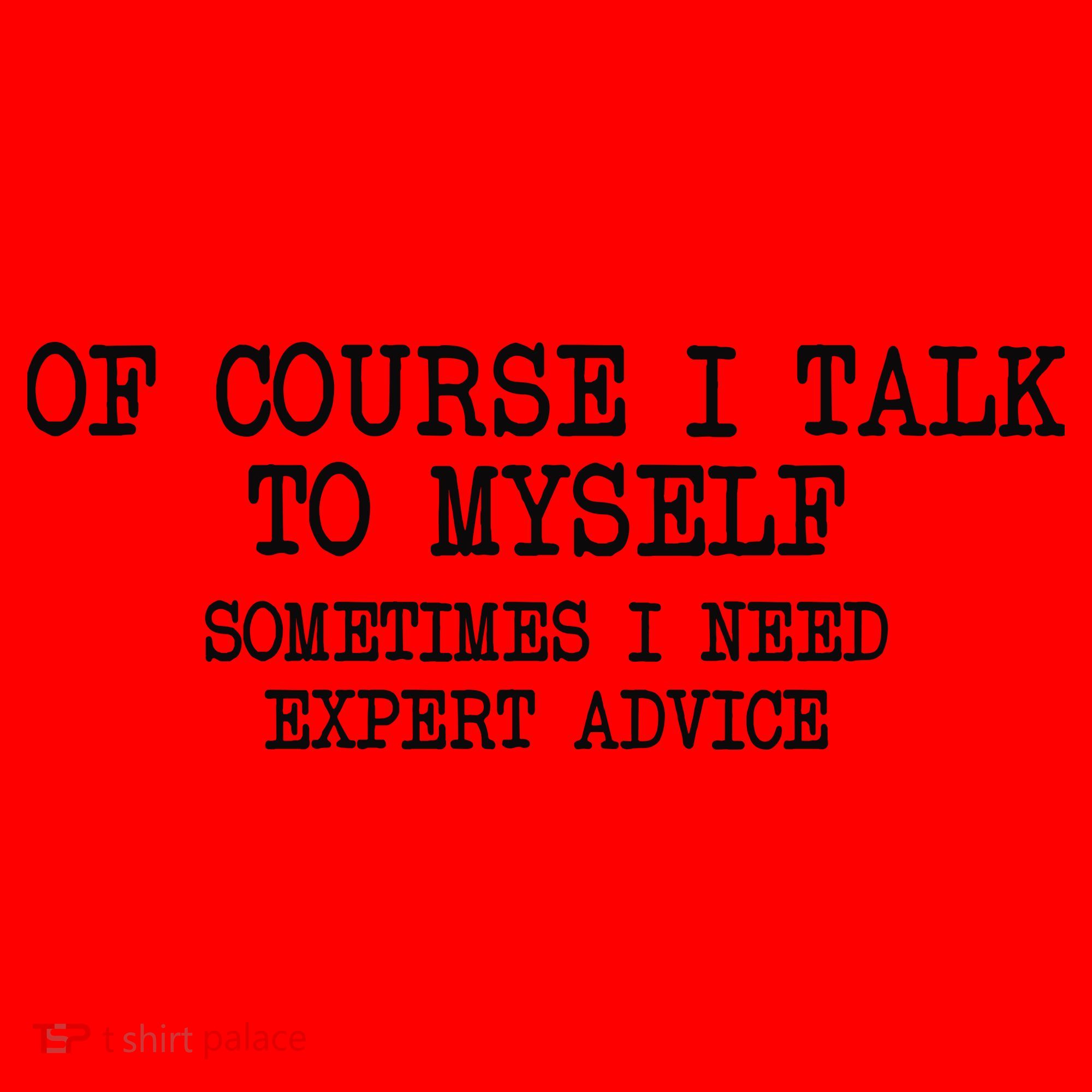 Of Course I Talk To My Self Santa Hat