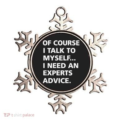 Of Course I Talk To Myself… I need an Experts Advice Ornament