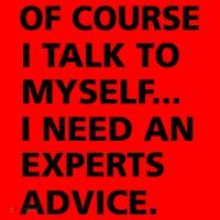 Of Course I Talk To Myself… I need an Experts Advice Santa Hat thumb 1