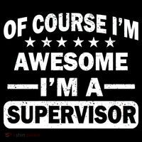 Of Course I'm Awesome I'm A Supervisor Ornament thumb 1