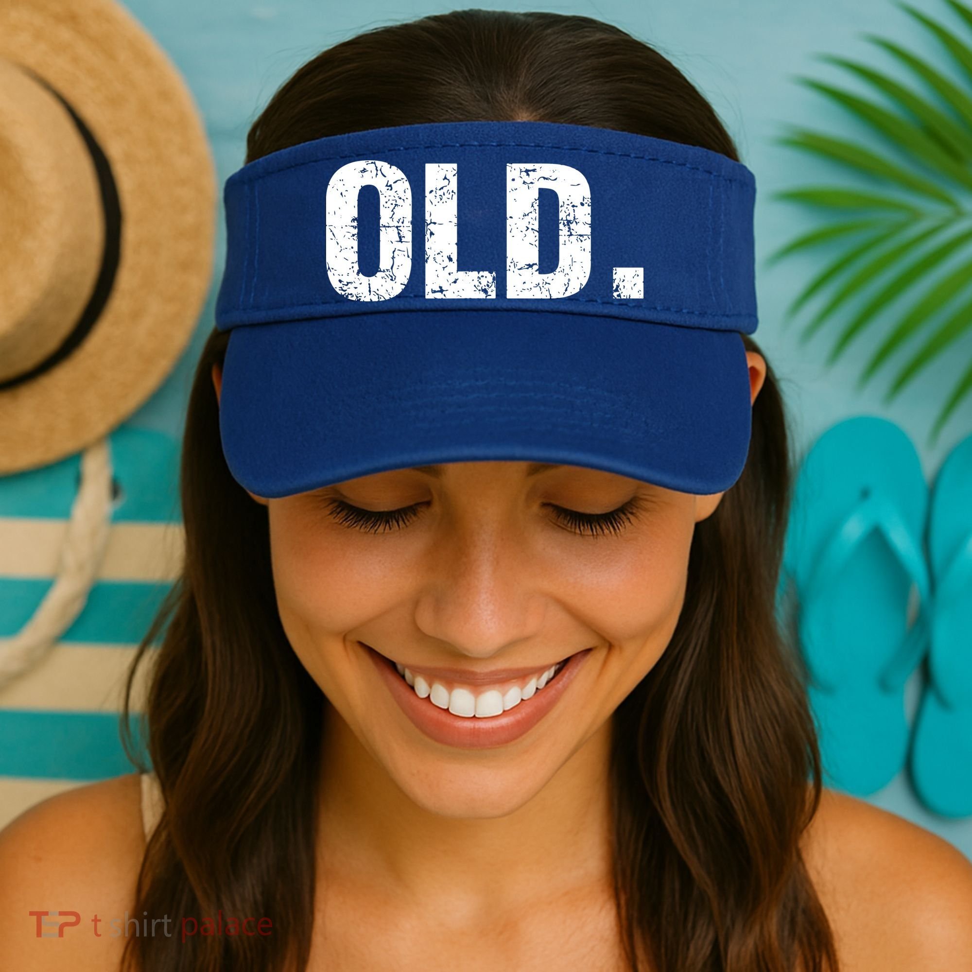 Old Funny 40th 50th 60th 70th Birthday Visor