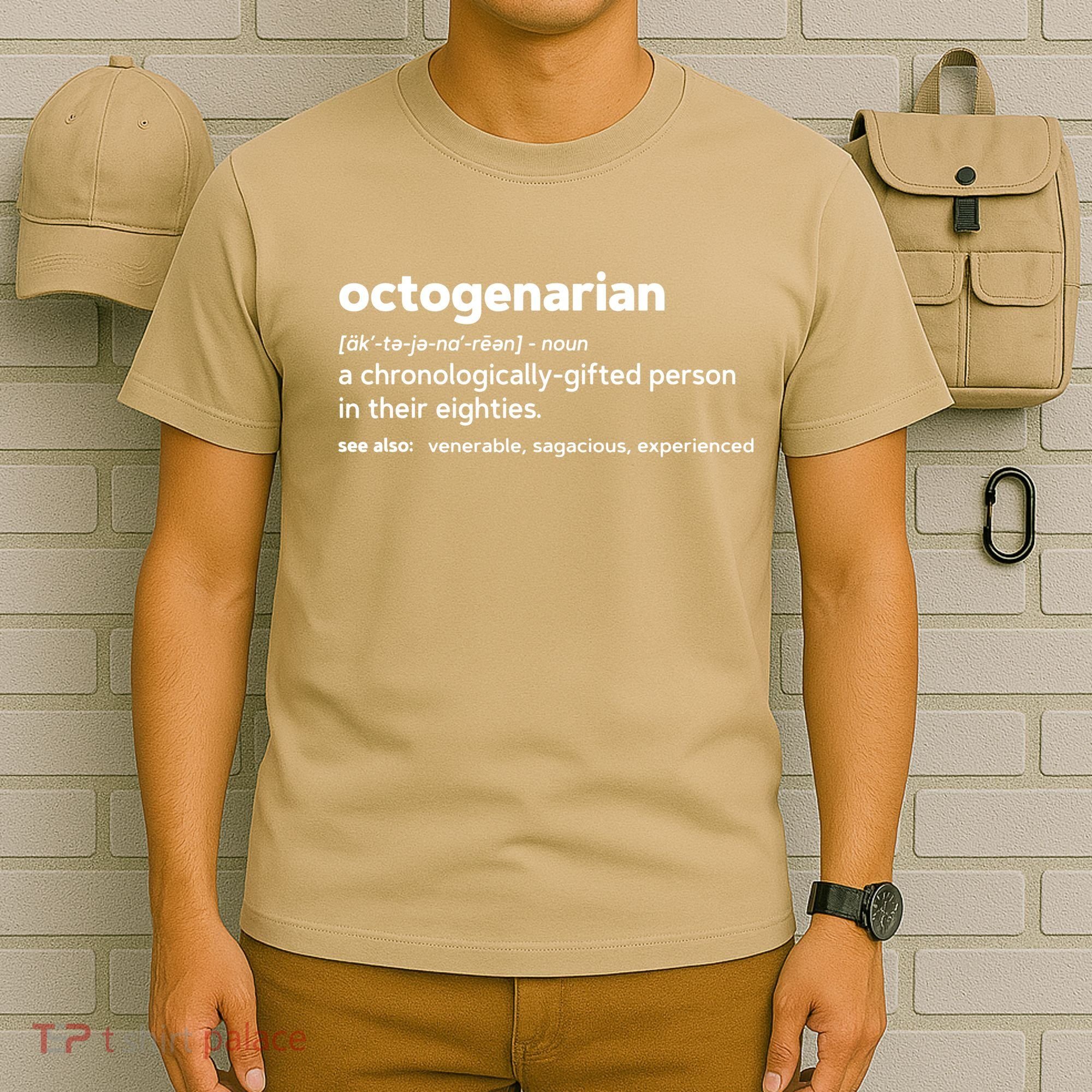 Octogenarian Funny 80th Birthday T-Shirt