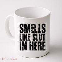 Offensive Funny Adult Humor, Smells Like Slut In Here Coffee Mug thumb 0