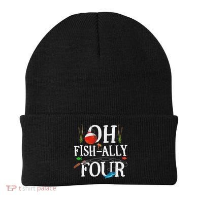 O Fish Ally Four Birthday Decorations 4th Birthday Boy Beanie