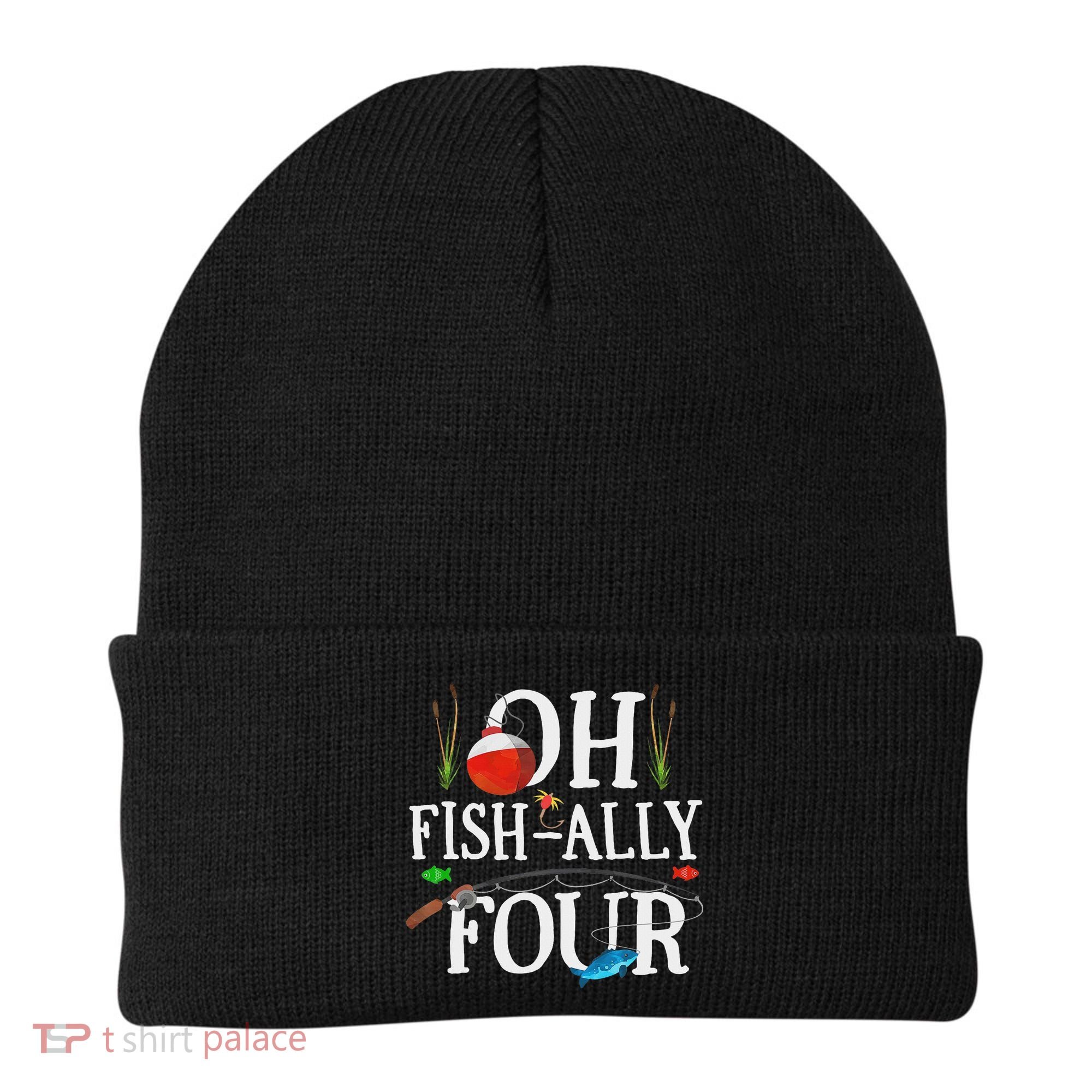 O Fish Ally Four Birthday Decorations 4th Birthday Boy Beanie