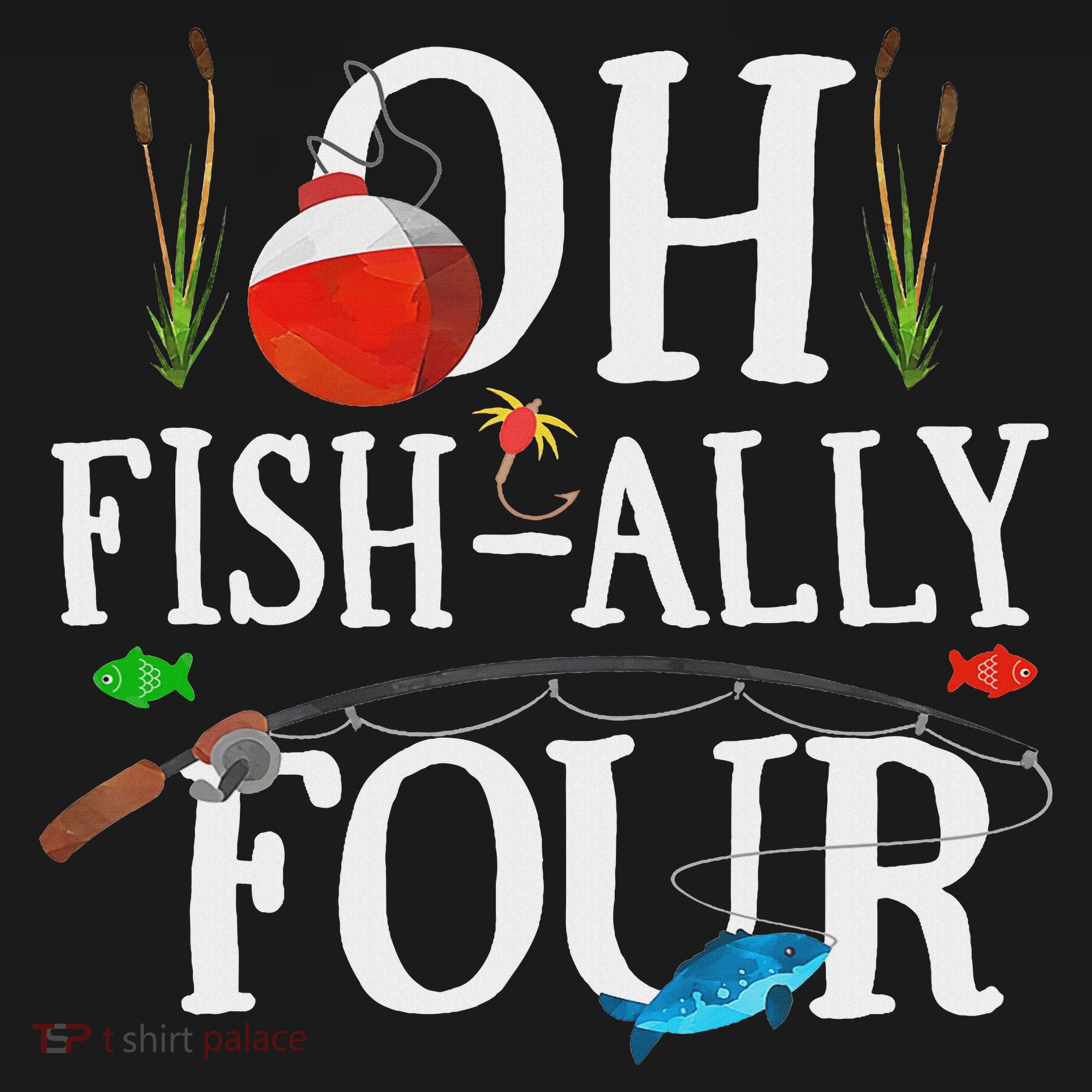 O Fish Ally Four Birthday Decorations 4th Birthday Boy Mousepad