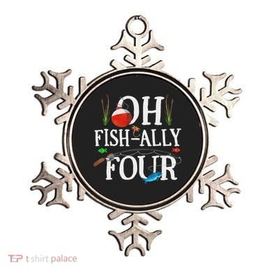 O Fish Ally Four Birthday Decorations 4th Birthday Boy Ornament