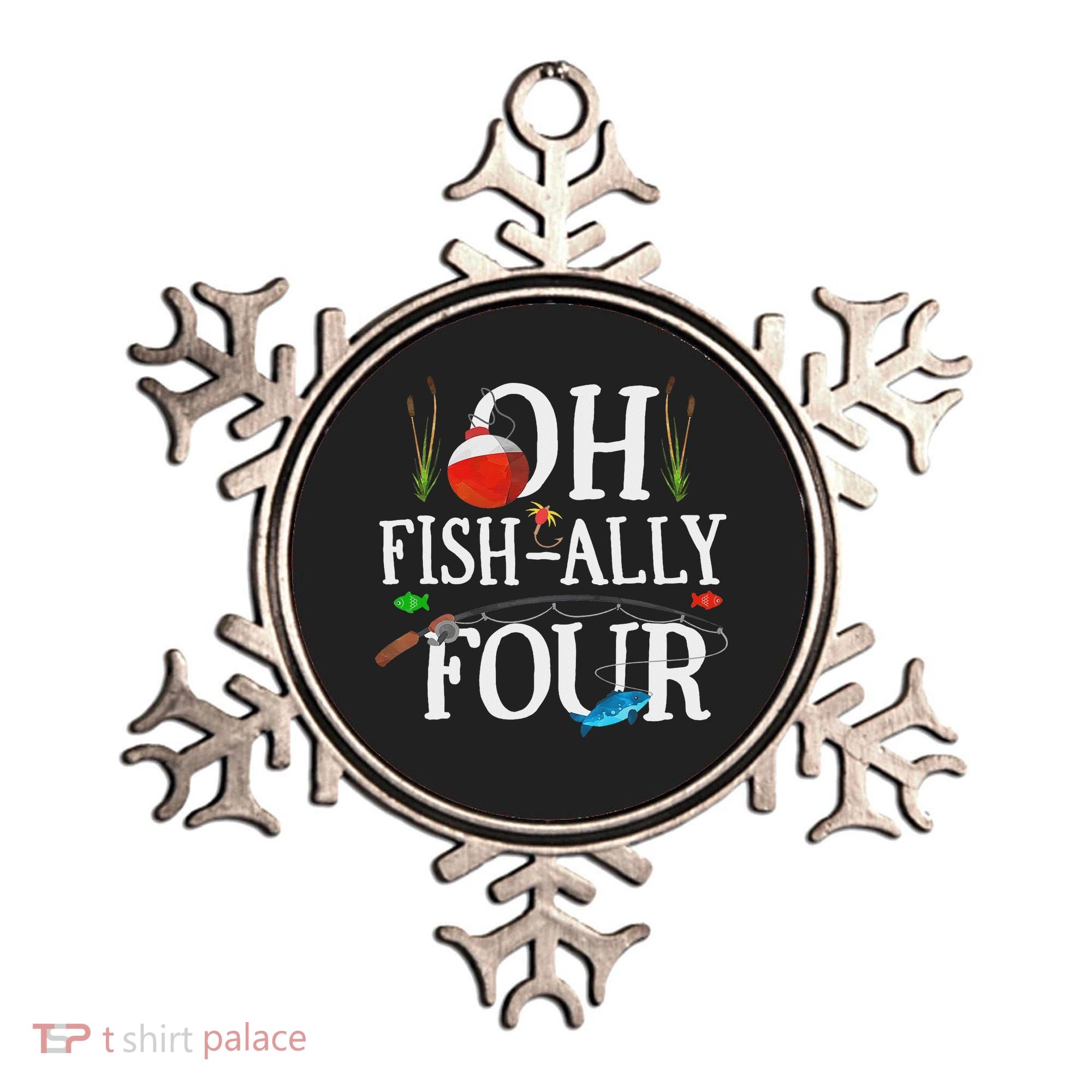 O Fish Ally Four Birthday Decorations 4th Birthday Boy Ornament