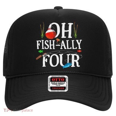 O Fish Ally Four Birthday Decorations 4th Birthday Boy Hat