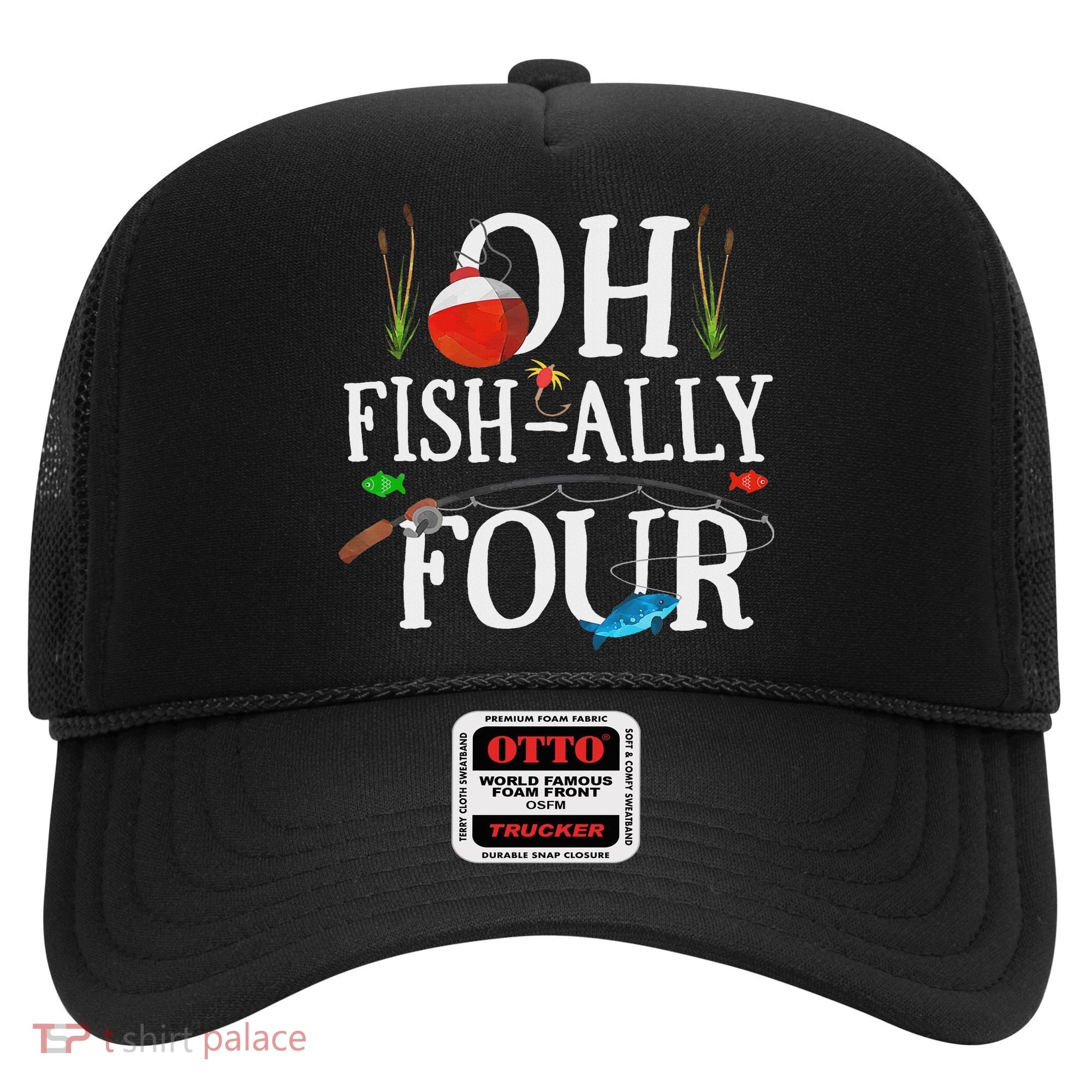O Fish Ally Four Birthday Decorations 4th Birthday Boy Hat