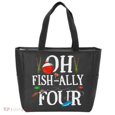 O Fish Ally Four Birthday Decorations 4th Birthday Boy Tote Bag