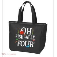 O Fish Ally Four Birthday Decorations 4th Birthday Boy Tote Bag thumb 3