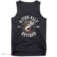 O Fish Ally Retired EST 2026 Fishing Fan Tank Top thumb 0