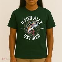 O Fish Ally Retired EST 2026 Fishing Fan T-Shirt thumb 4