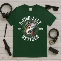 O Fish Ally Retired EST 2026 Fishing Fan T-Shirt thumb 5
