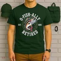 O Fish Ally Retired EST 2026 Fishing Fan T-Shirt thumb 6