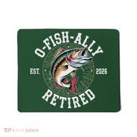 O Fish Ally Retired EST 2026 Fishing Fan Mousepad thumb 0