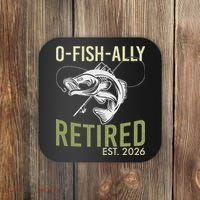 O Fish Ally Retired EST 2026 Fishing Coaster thumb 0