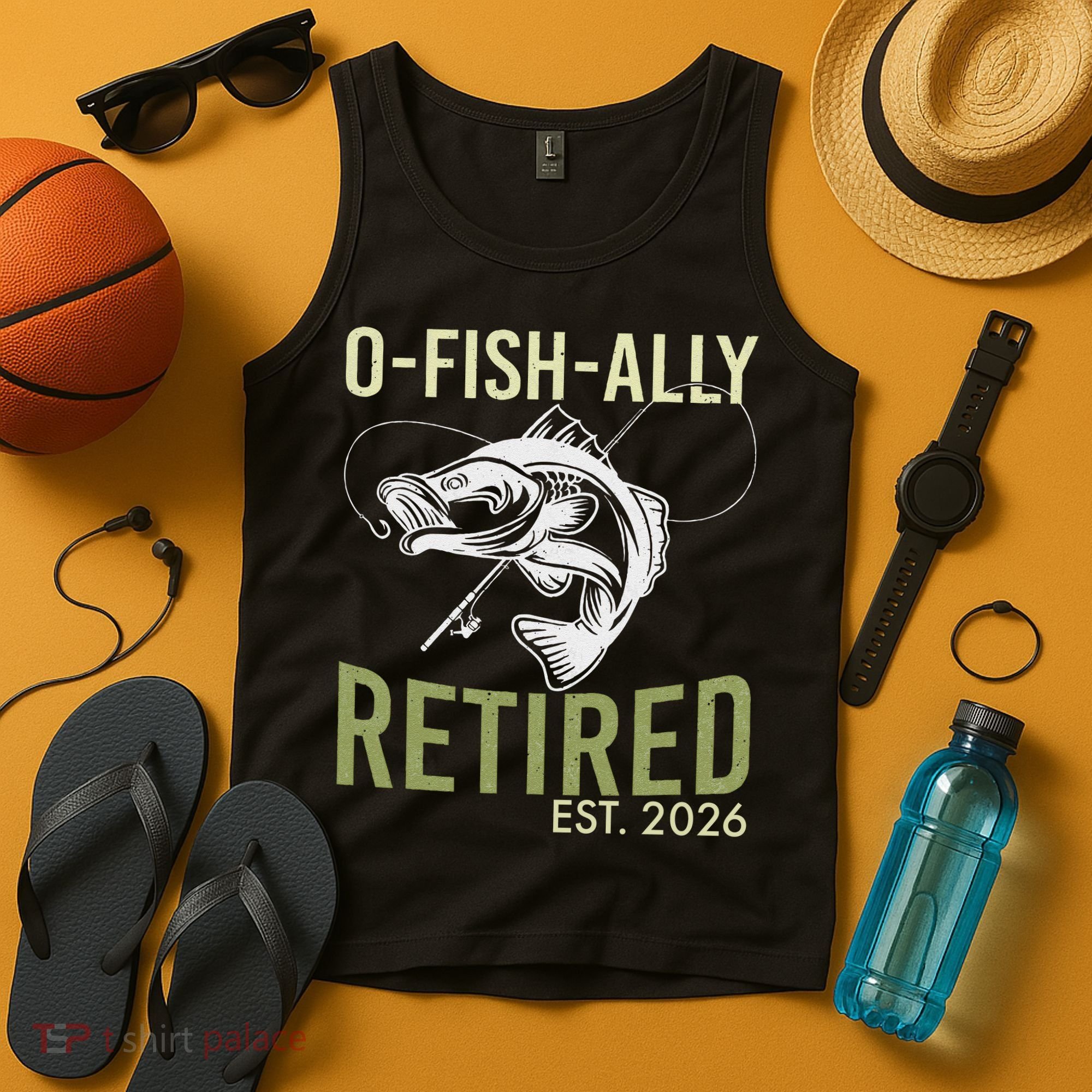 O Fish Ally Retired EST 2026 Fishing Tank Top