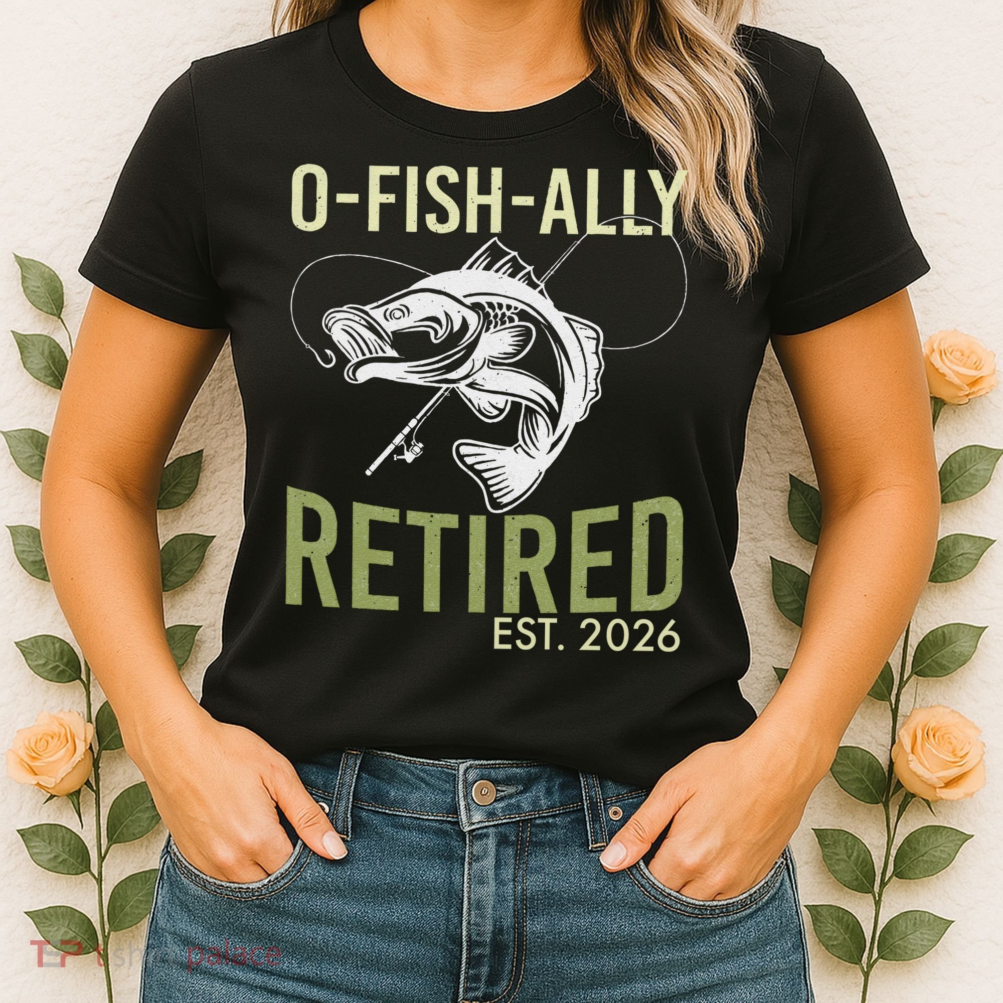 O Fish Ally Retired EST 2026 Fishing Women's T-Shirt