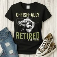 O Fish Ally Retired EST 2026 Fishing Women's T-Shirt thumb 3