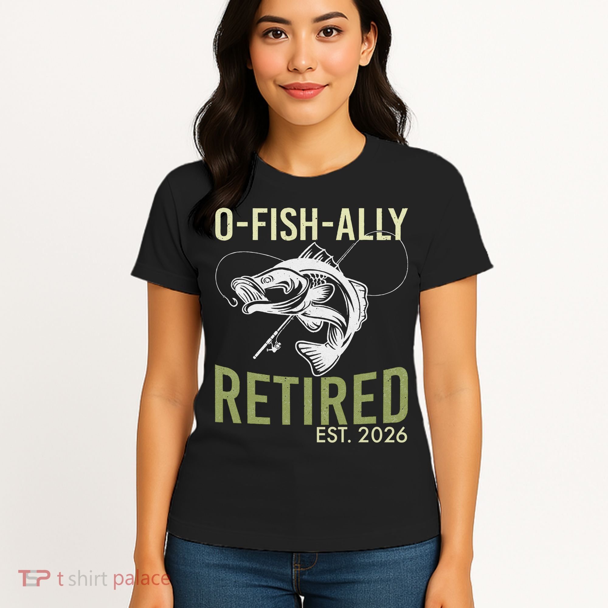 O Fish Ally Retired EST 2026 Fishing Women's T-Shirt