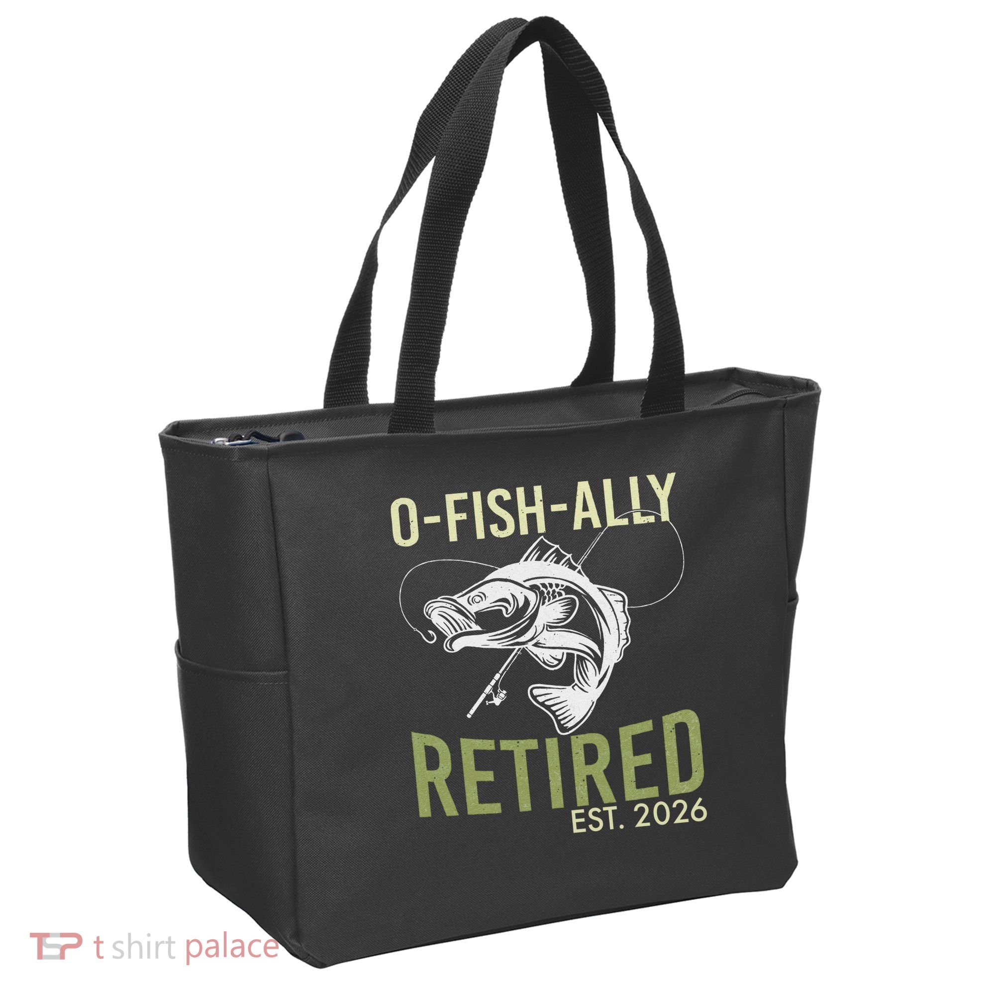 O Fish Ally Retired EST 2026 Fishing Tote Bag