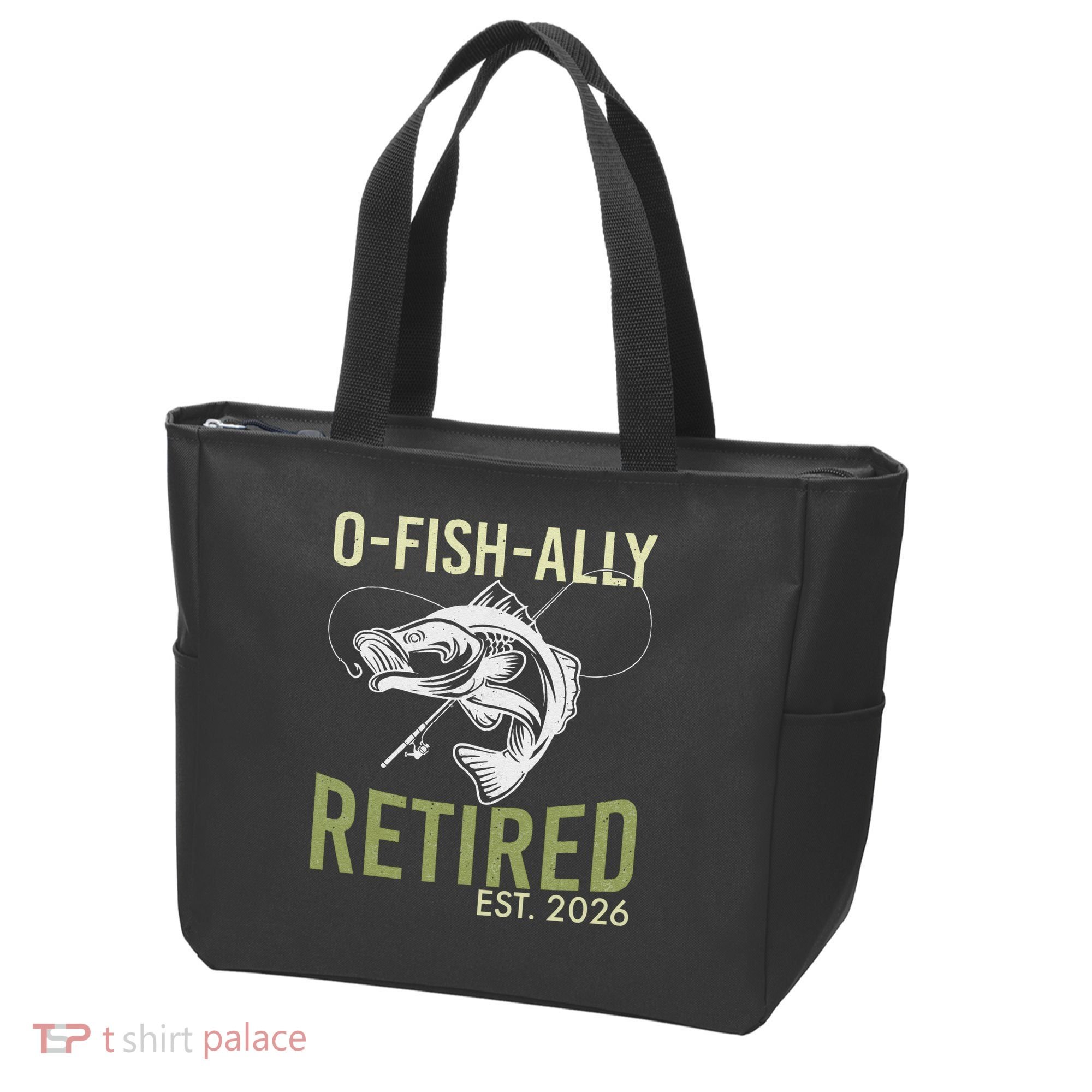 O Fish Ally Retired EST 2026 Fishing Tote Bag