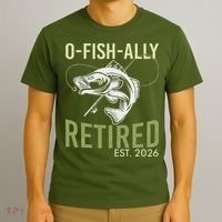 O Fish Ally Retired EST 2026 Fishing T-Shirt thumb 3