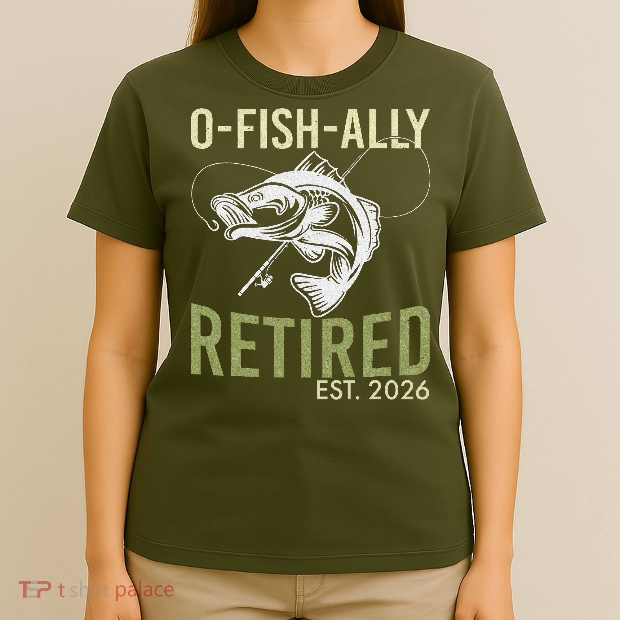 O Fish Ally Retired EST 2026 Fishing T-Shirt