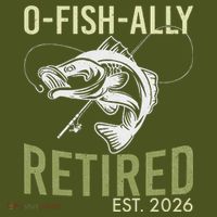 O Fish Ally Retired EST 2026 Fishing Mousepad thumb 1