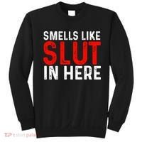 Offensive Funny Adult Humor, Smells Like Slut In Here Sweatshirt thumb 0