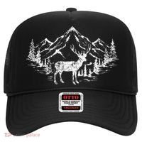 Outdoor Forest Animal Wildlife Mountains Nature Trees Deer Hat thumb 0
