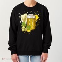 Oktoberfest Fall Autumn Beer Splatter Women's Sweatshirt thumb 0