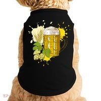 Oktoberfest Fall Autumn Beer Splatter Doggie Tank thumb 0