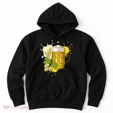Oktoberfest Fall Autumn Beer Splatter Hoodie