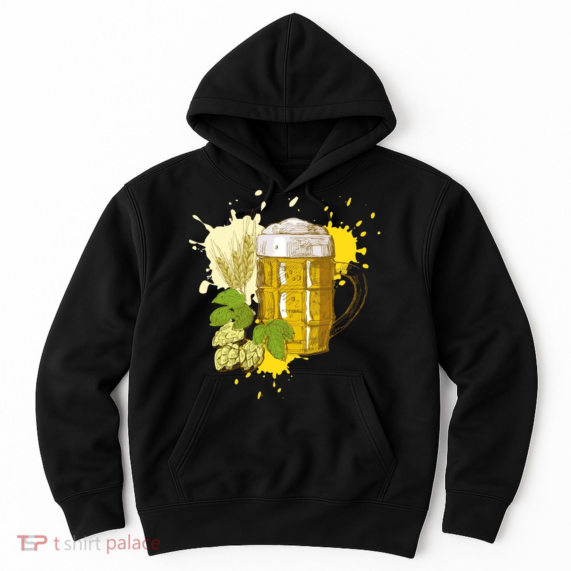 Oktoberfest Fall Autumn Beer Splatter Hoodie