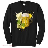 Oktoberfest Fall Autumn Beer Splatter Sweatshirt thumb 0