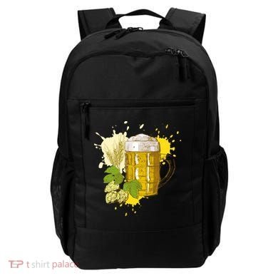 Oktoberfest Fall Autumn Beer Splatter Backpack