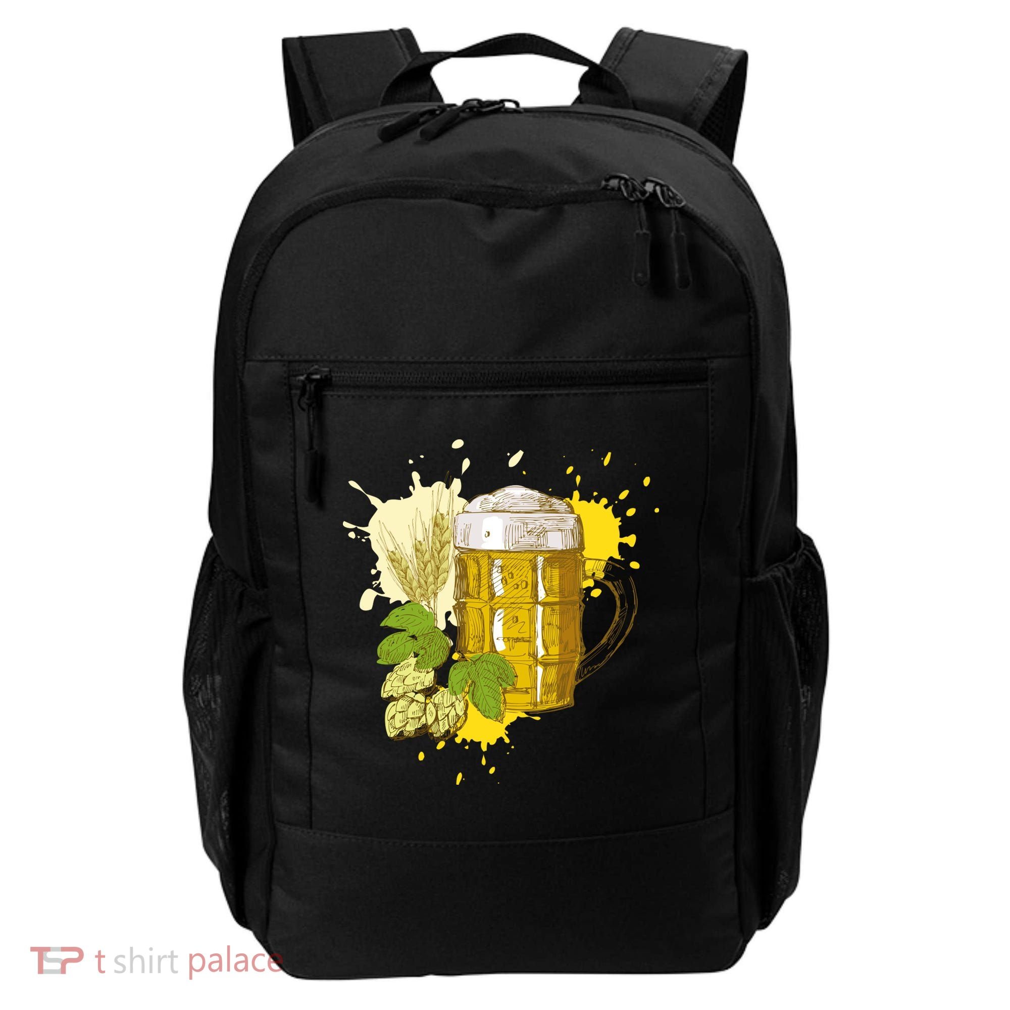 Oktoberfest Fall Autumn Beer Splatter Backpack