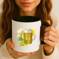 Oktoberfest Fall Autumn Beer Splatter Coffee Mug thumb 3