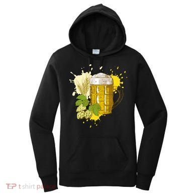 Oktoberfest Fall Autumn Beer Splatter Women's Hoodie