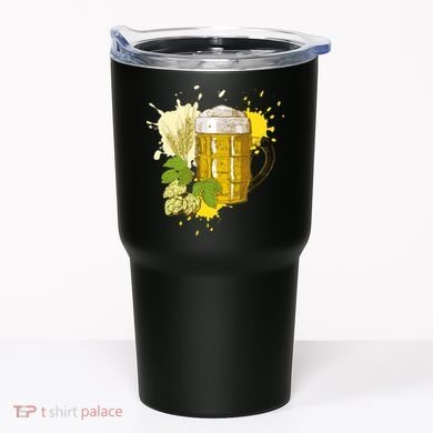 Oktoberfest Fall Autumn Beer Splatter Tumbler