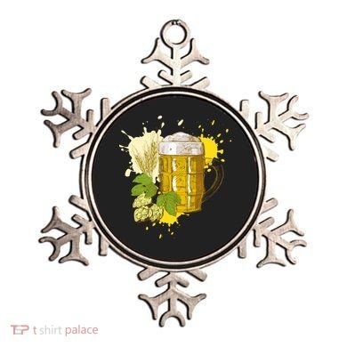 Oktoberfest Fall Autumn Beer Splatter Ornament