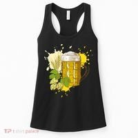 Oktoberfest Fall Autumn Beer Splatter Women's Tank Top thumb 0