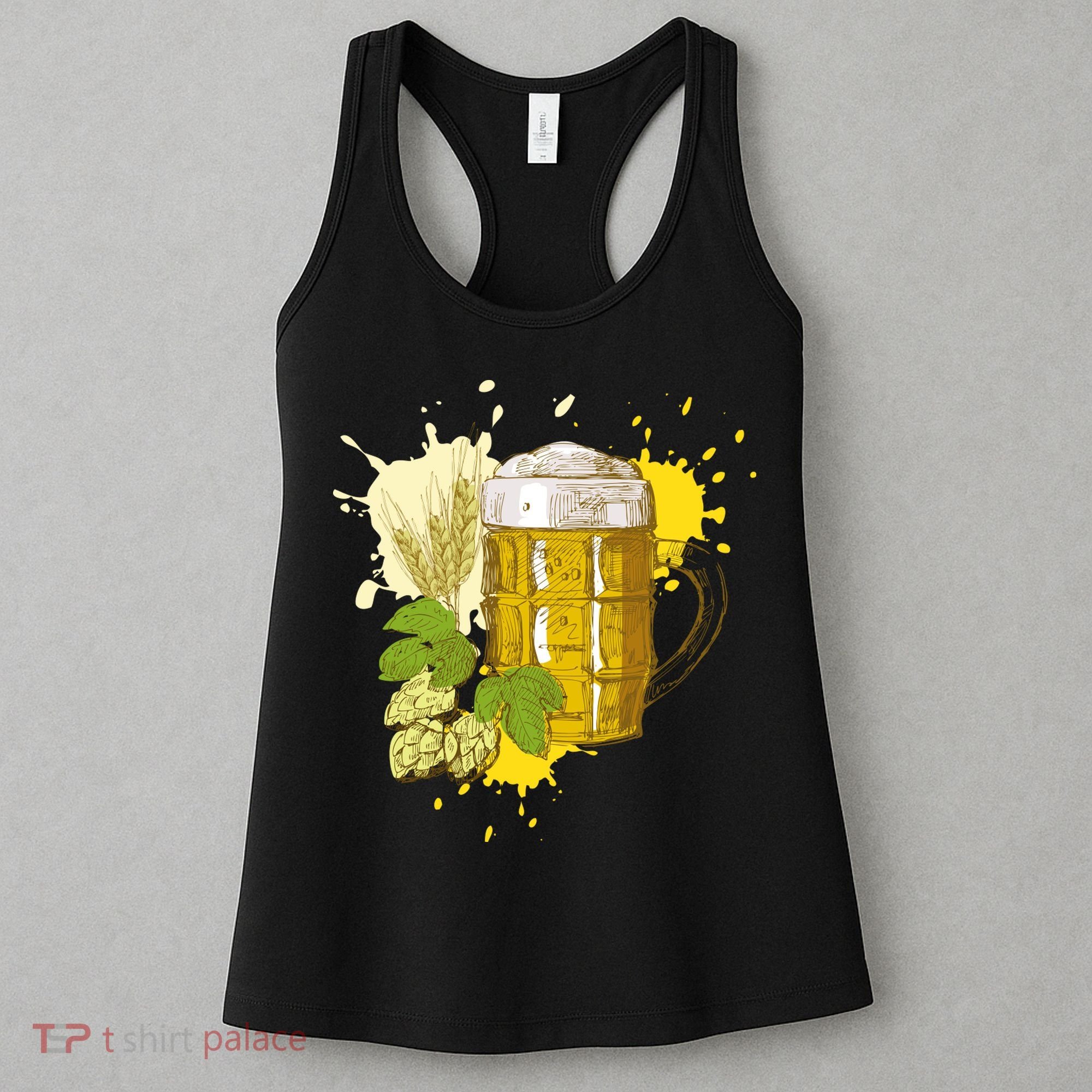 Oktoberfest Fall Autumn Beer Splatter Women's Tank Top