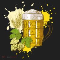 Oktoberfest Fall Autumn Beer Splatter Hat thumb 2
